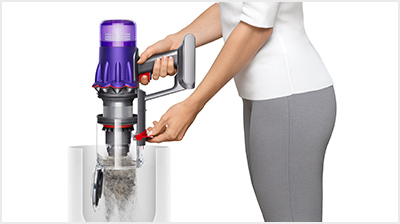 Bezdotykové vyprazdňování sběrné nádoby